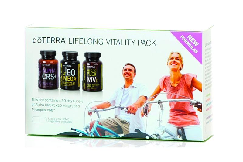 Suplemento doTERRA Lifelong Vitality Pack - Alpha CRS+ e XeO Mega